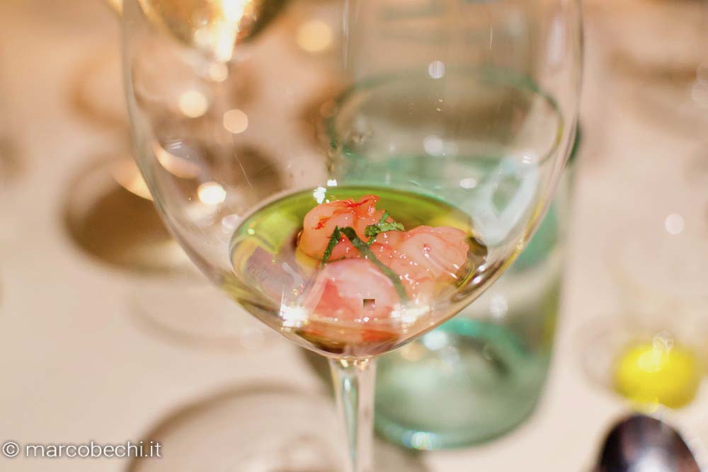 Cocktail di Gamberi - Chef Moda Kataro e olio Quattrociocchi Classico di Quattrociocchi Americo