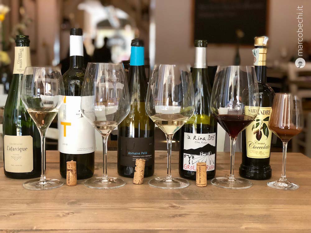 I vini bevuti in abbinamento ai piatti