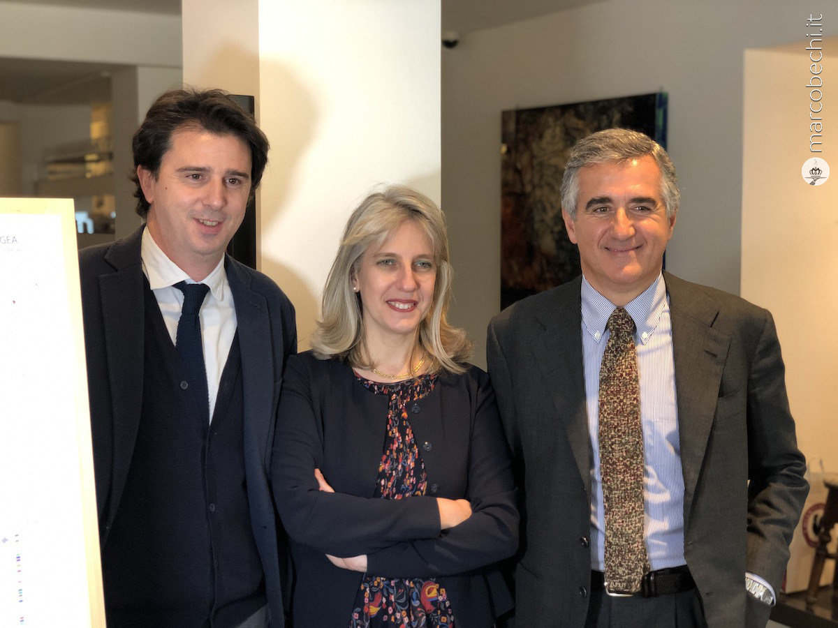 Gerardo Giorgi Marketing Manager, Carlotta Gori Direttore e Giovanni Manetti Presidente del Consorzio Vino Chianti Classico
