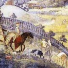 La Cinta nell'affresco del palazzo Comunale di Siena