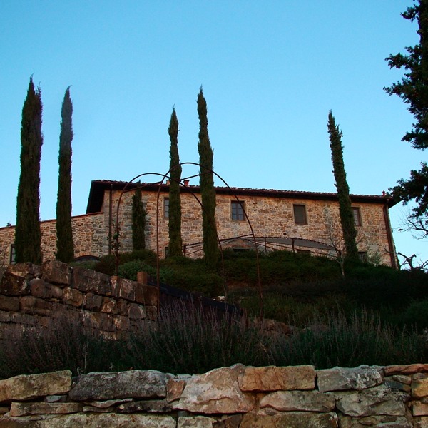 La Petraia vista dall'orto