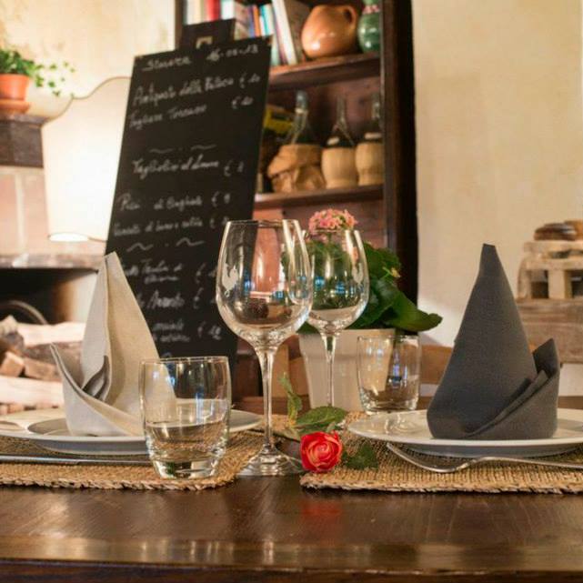 il ristorante della Fattoria di Corsignano