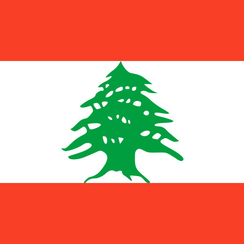 La bandiera Libanese