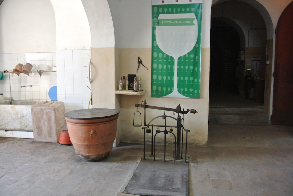 L'ingresso della cantina
