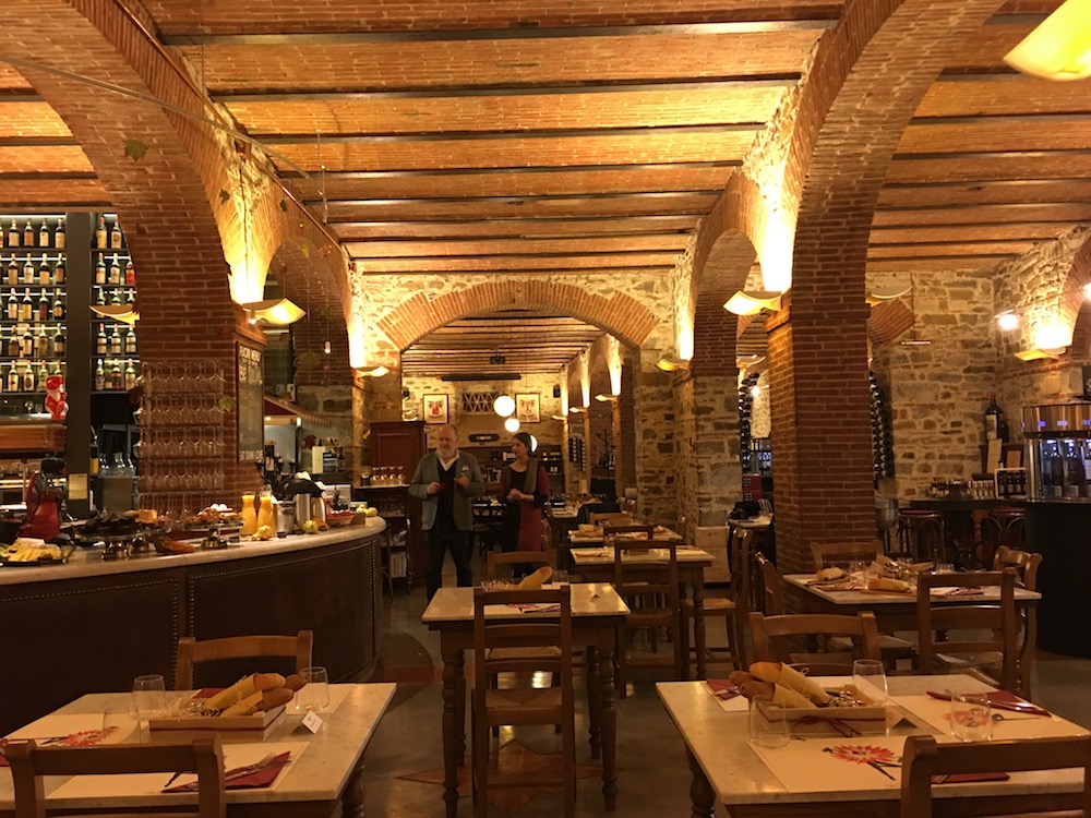 Uno scorcio dell'Enoteca Falorni