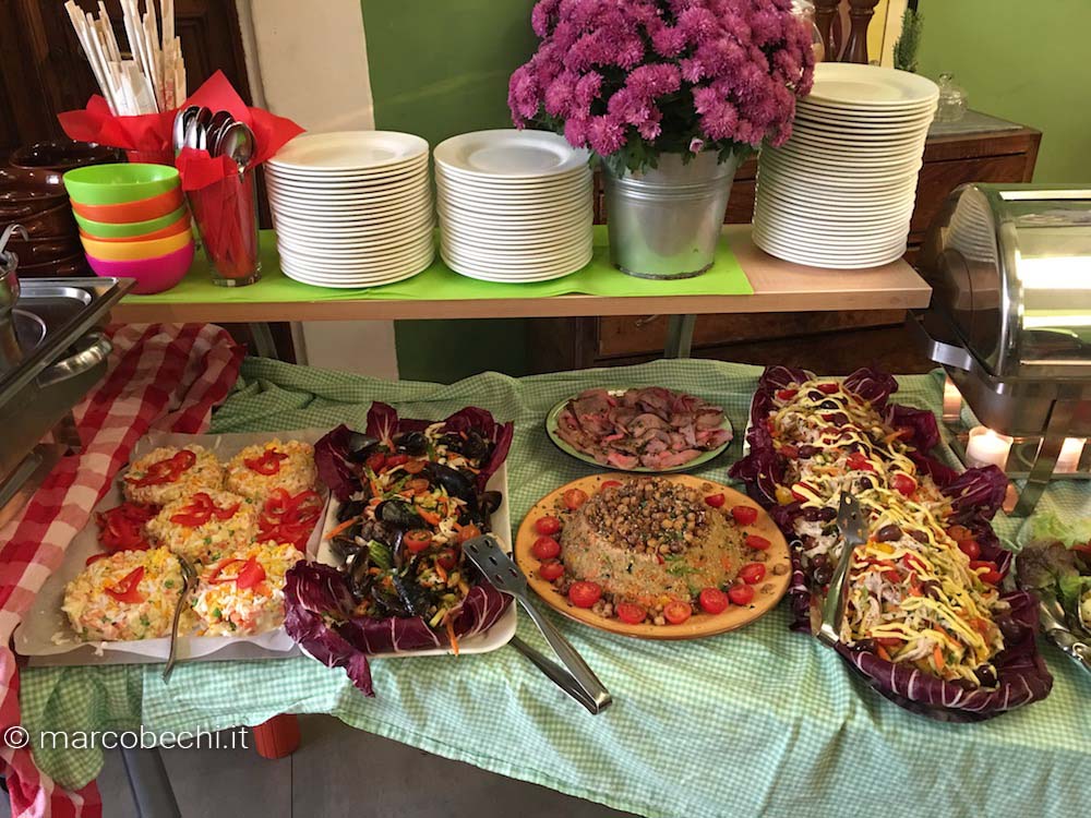 Un angolo del buffet
