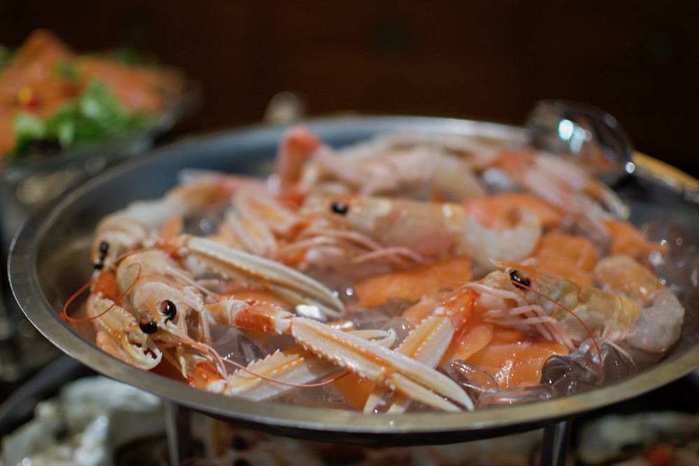 Scampi e ostriche
