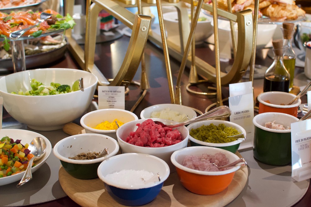 La Tartare di Manzo con le sue salse