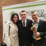 Matia Barciulli, Presidente del Magnifico insieme ai vincitori del Magnifico 2018