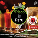 C’è Pisco per tutti e da tutti c’è Pisco a Firenze dal 17 al 27 Maggio