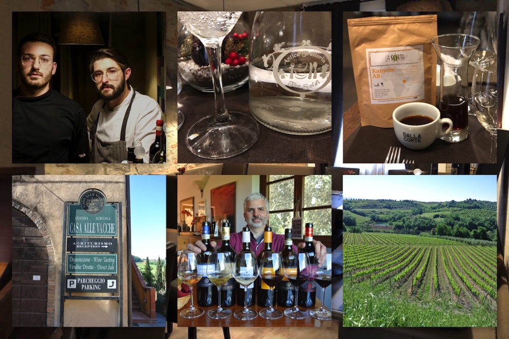 Tre Soldi…tre elementi: Cibo, vino e caffè!