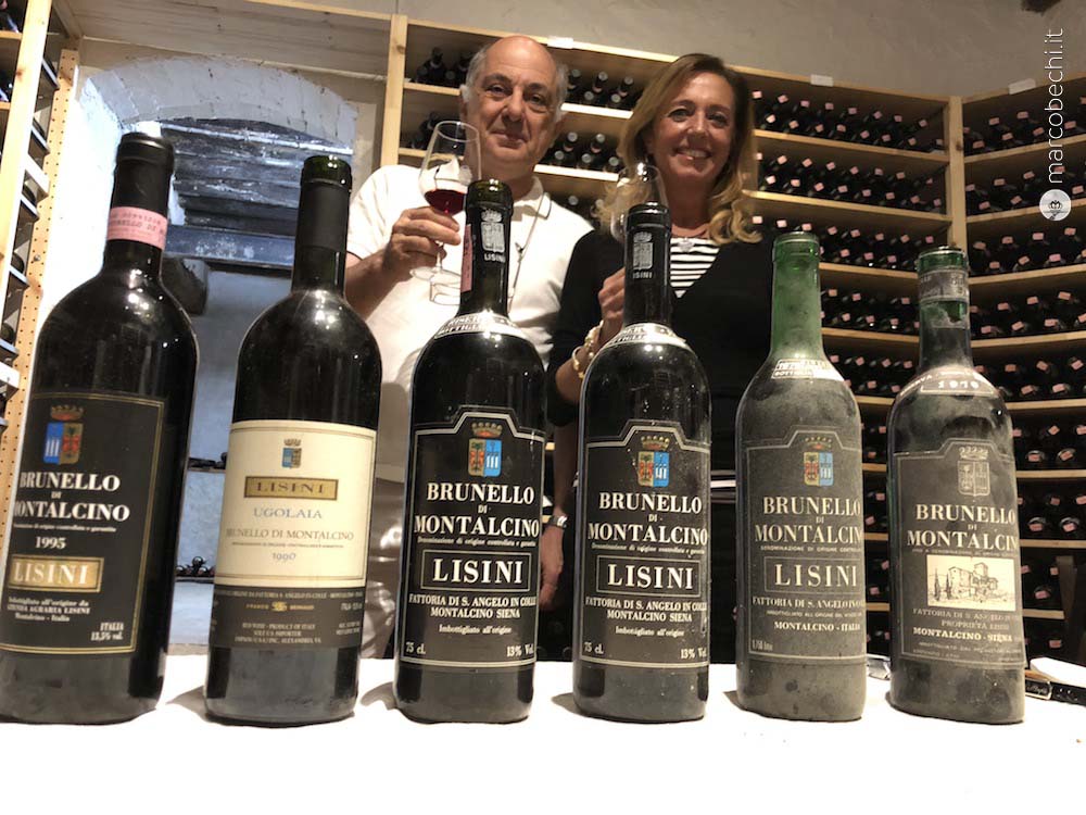 Carlo Lisini e la cugina Ludovica proprietari di Lisini