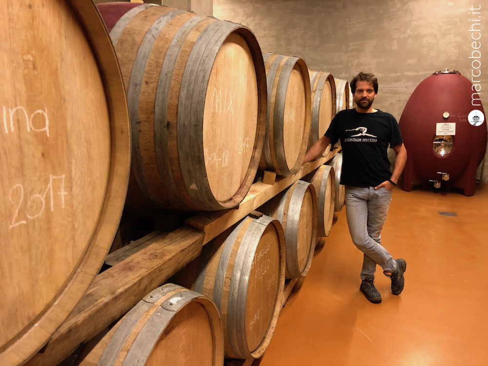Alessandro Campatelli in cantina