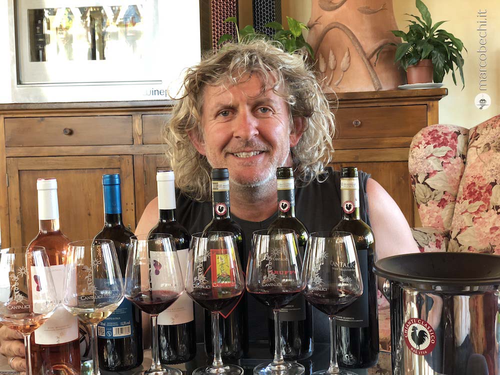 Carlo Cantalici durante la degustazione