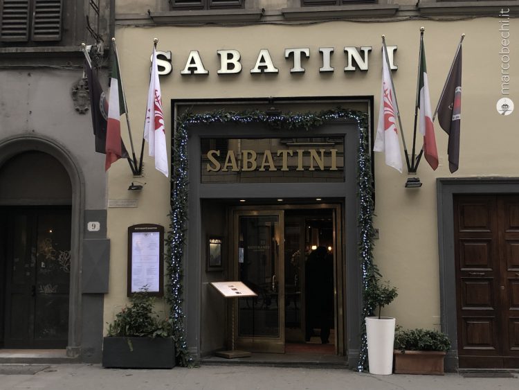 L'ingresso di Sabatini in Via Panzani