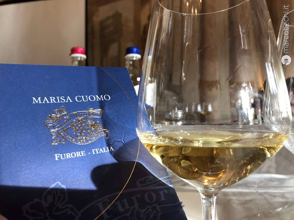 Strepitosa verticale di Furore Bianco Fiorduva Marisa Cuomo per Wine&Siena 2019