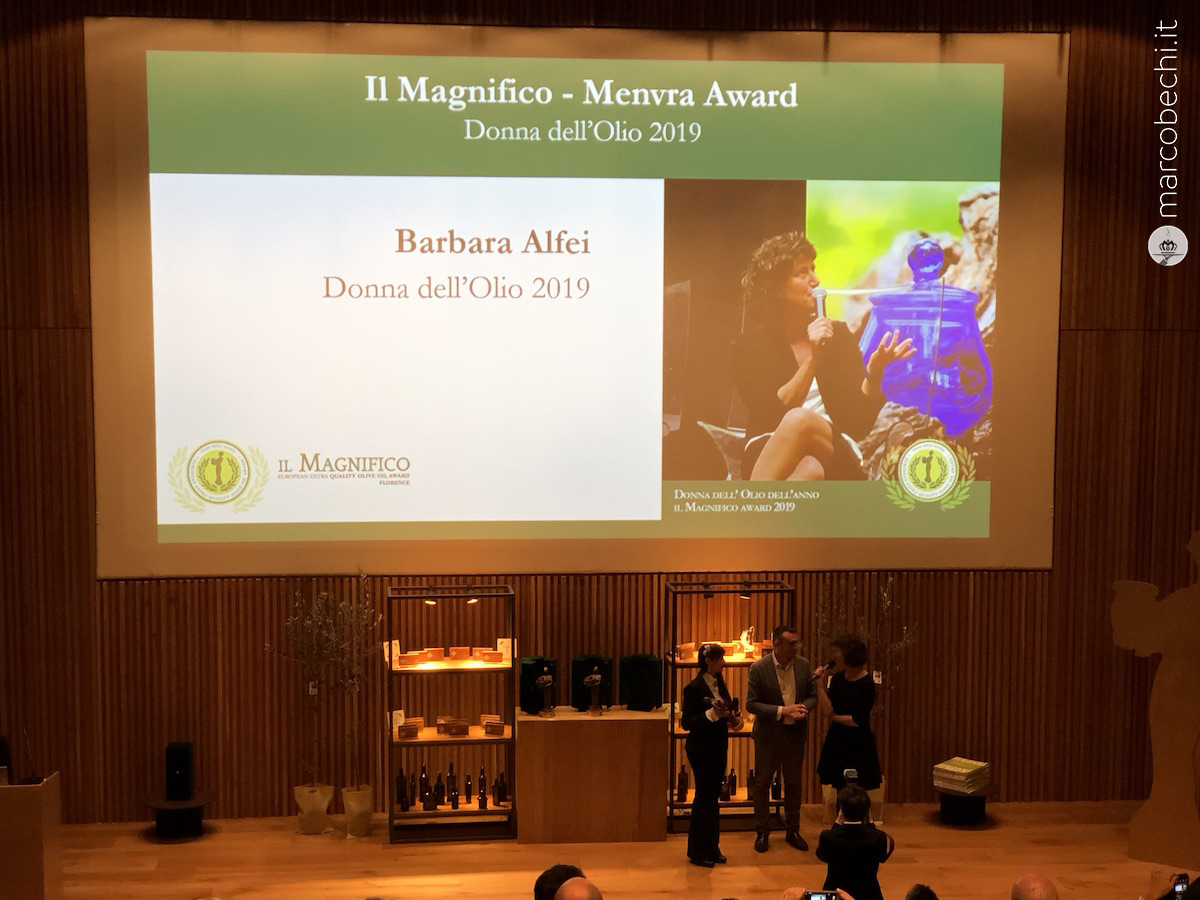 Barbara Alfei, il Premio donna dell’olio 2019.