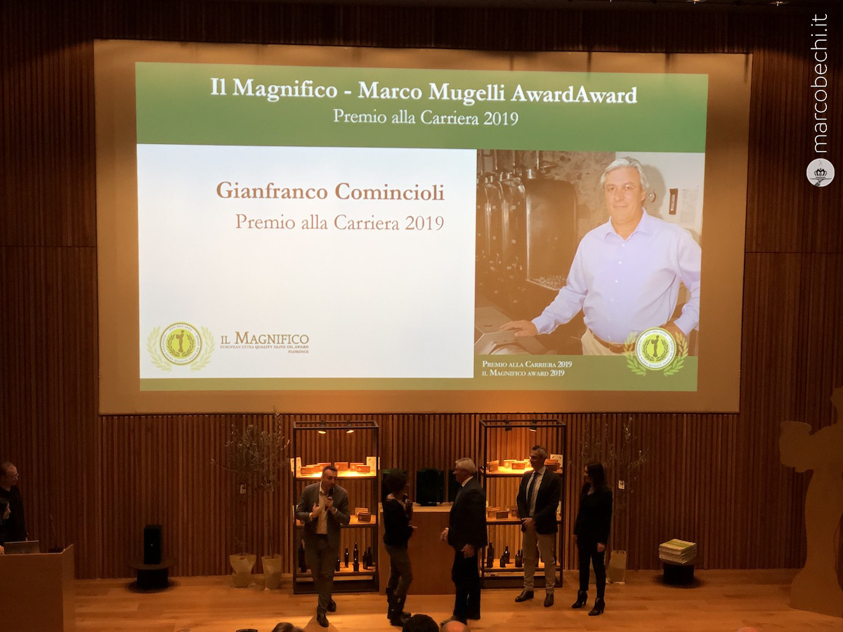Gianfranco Comincioli il Premio alla Carriera 2019 