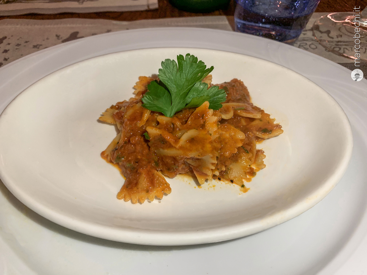 5° assaggio - Farfalle piccanti