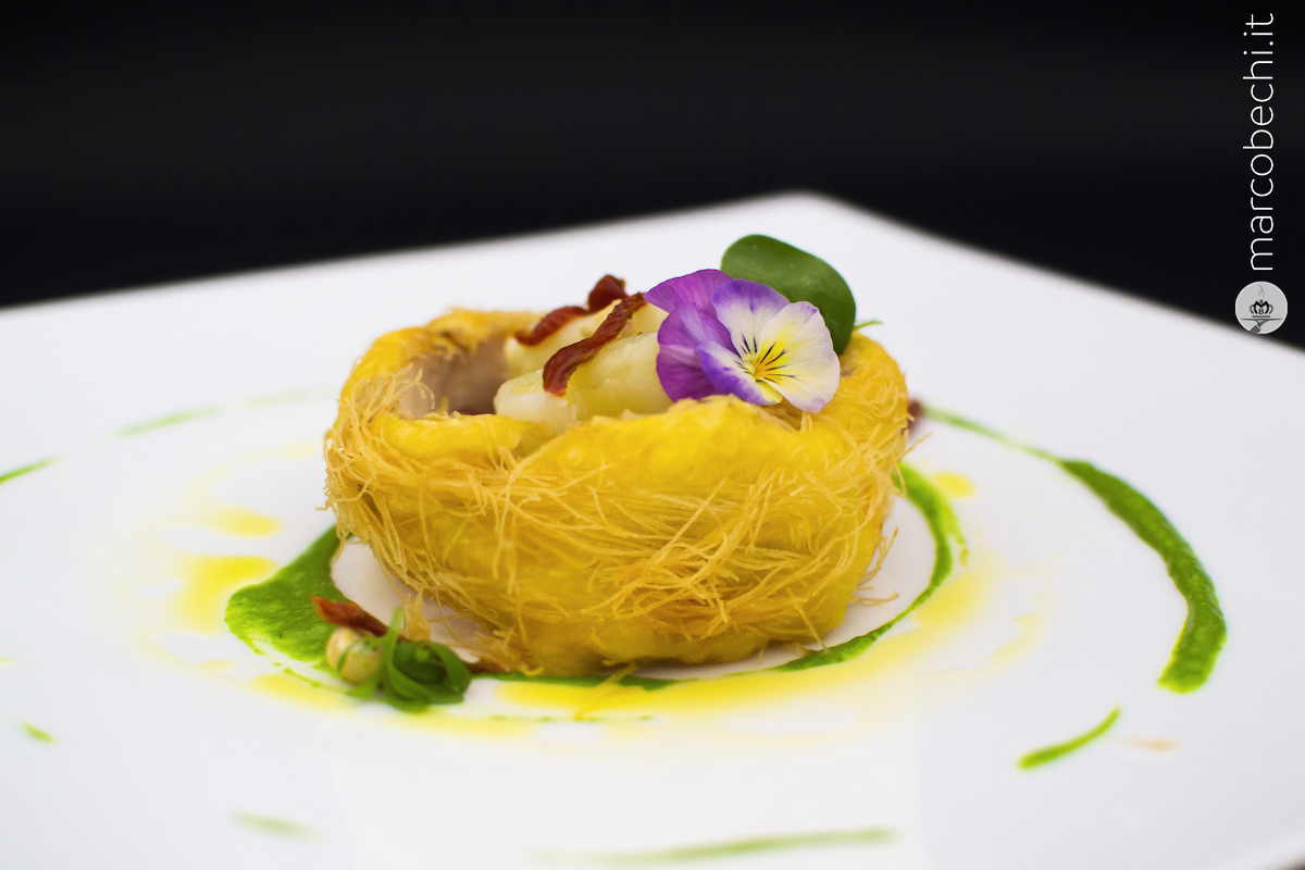 Gallinella con crema di rucola