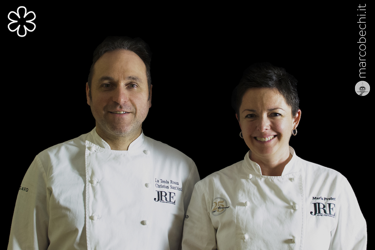 Gli executive chef Cristian Santandrea e Maria Probst