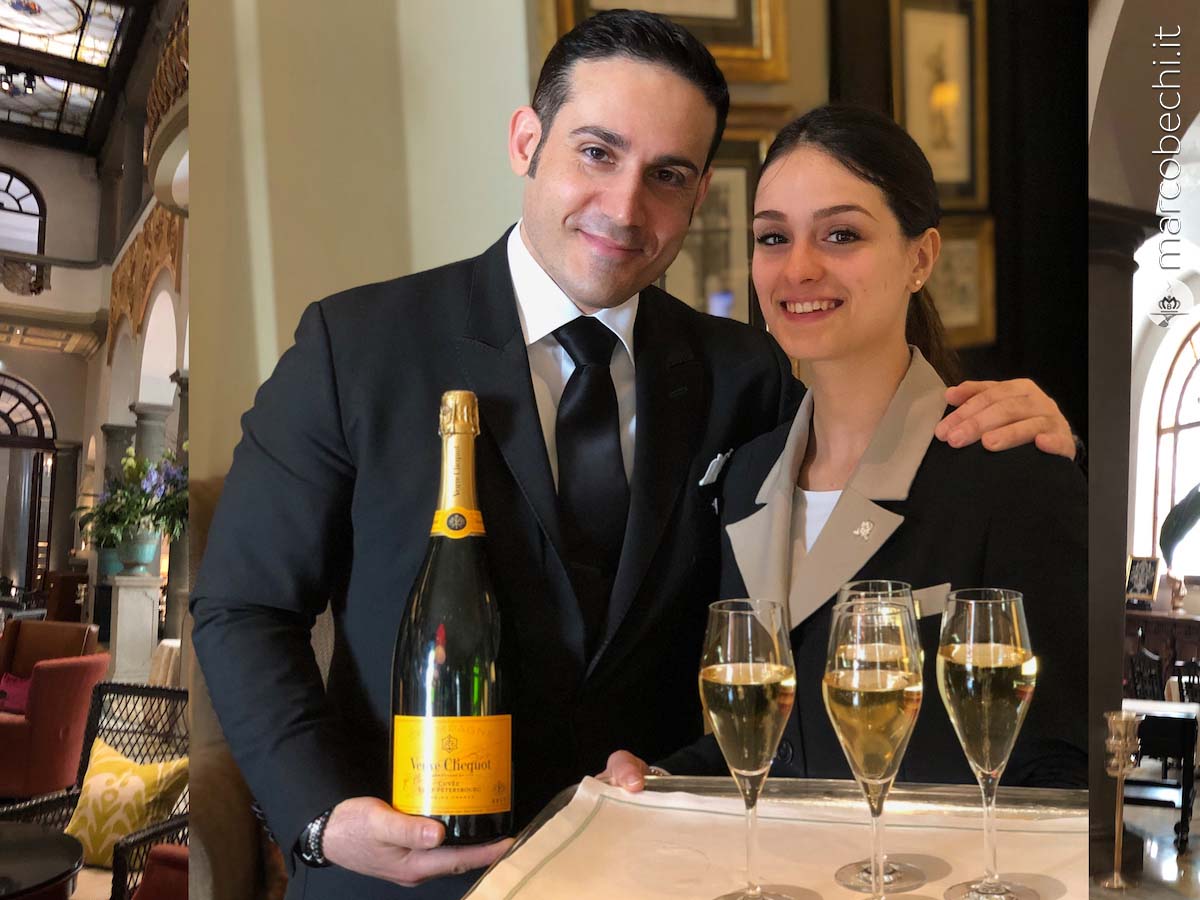 Il bar manager Christian Pampo