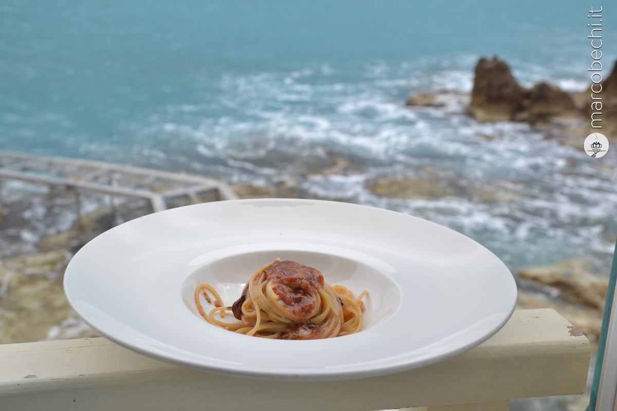 Spaghettini al riccio di mare
