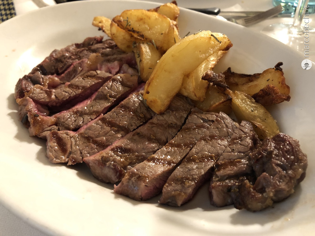 La tagliata con le patate