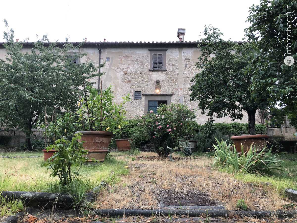 Una parte di Villa Montepaldi