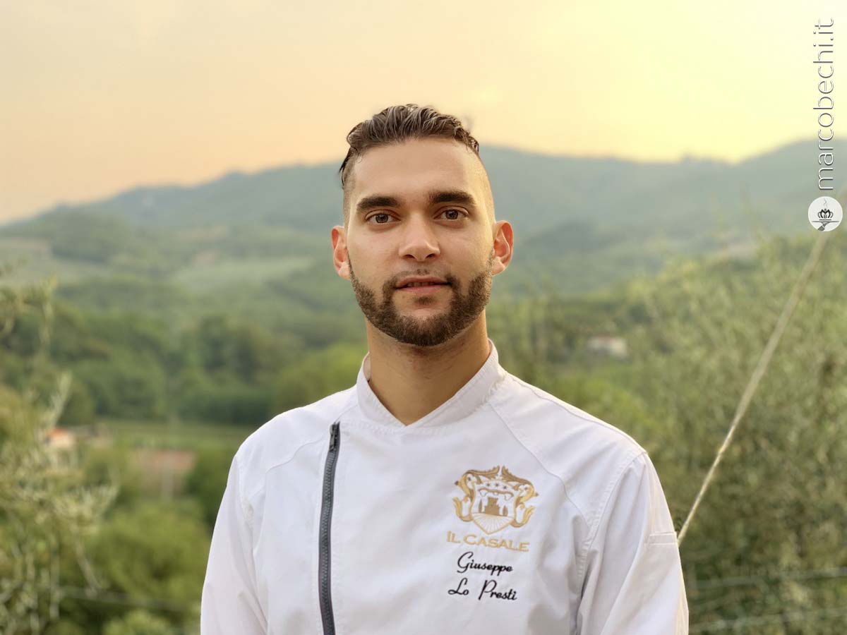 Lo chef Giuseppe Lo Presti de Il Casale di Grimoli