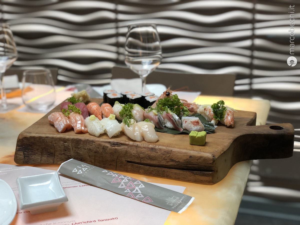 Il sushi preparato al ViaVai da Pablo