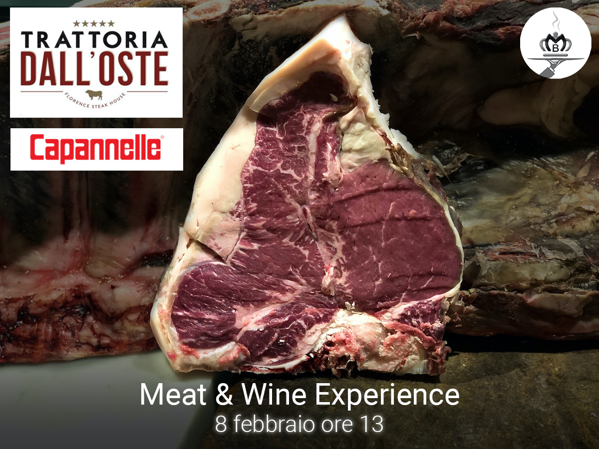 Meat & Wine Experience alla Trattoria dall’Oste con Capannelle