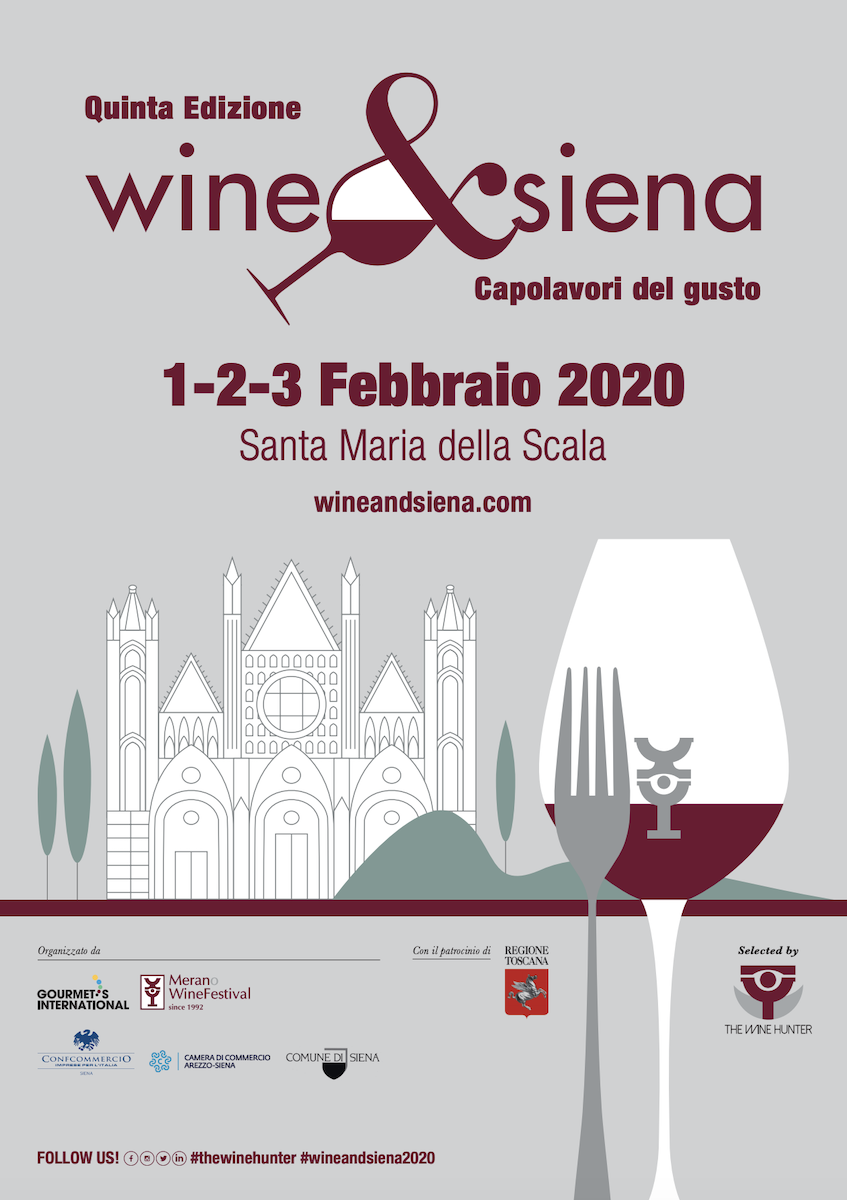 Circa 700 vini per Wine&Siena dal 1 al 3 febbraio anche al Santa Maria della Scala