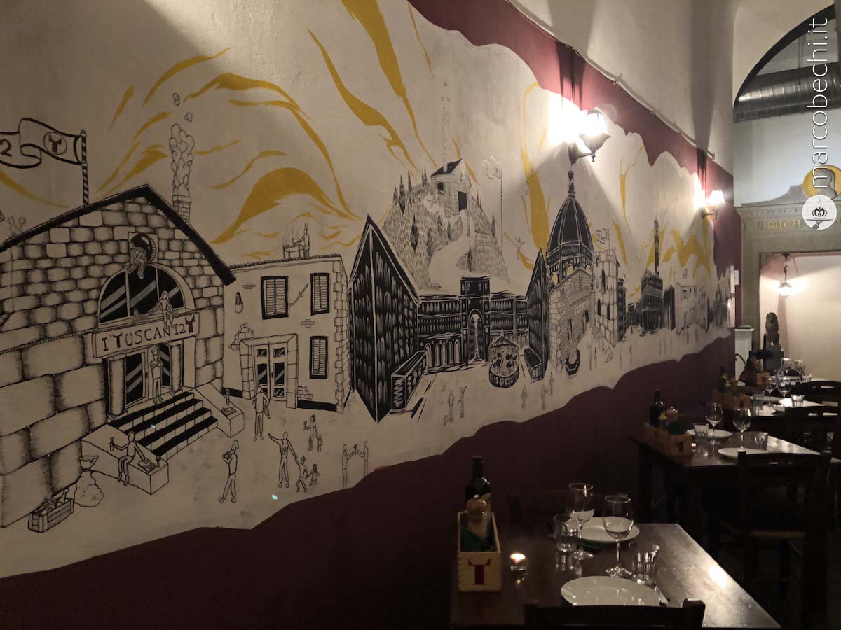 Il Murales all'interno de I Tuscani3