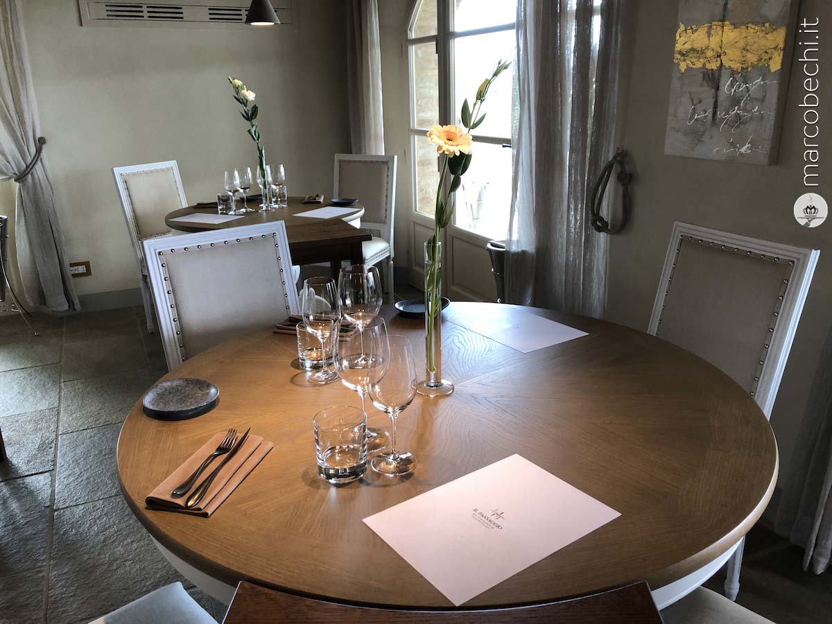 La sala interna del ristorante