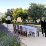 Una tavola de il Podere Belvedere con Claudia
