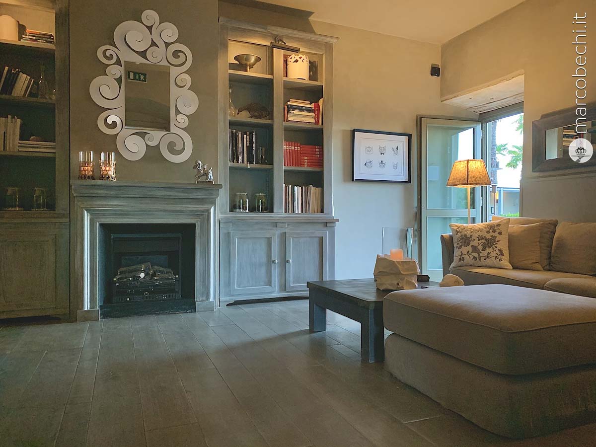 Una delle sale del Luxury Boutique Hotel & Spa Villa Sassolini