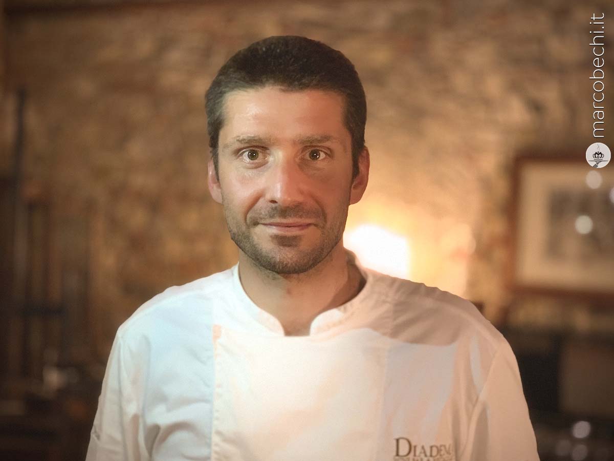 Lo chef Alessio Leporatti del Relais Villa Olmo