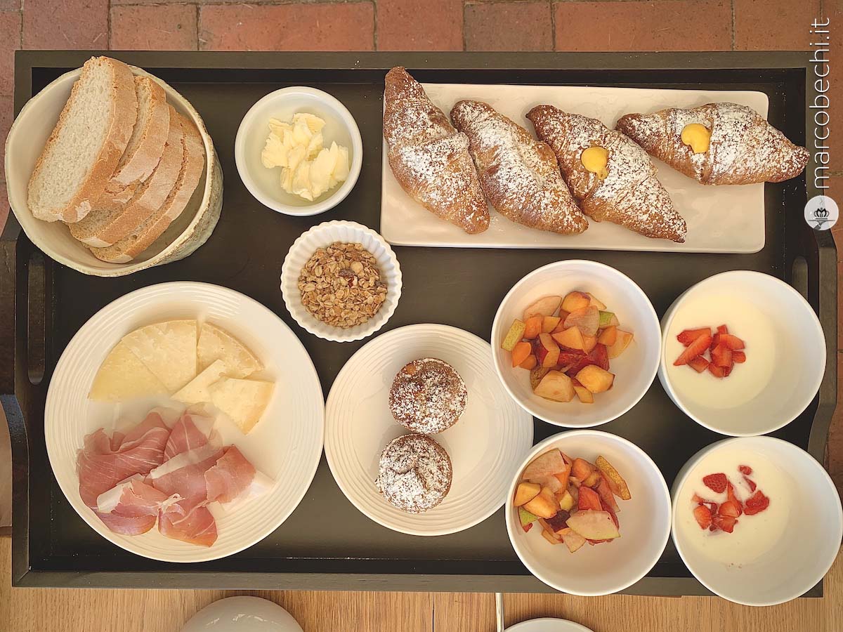 La colazione al Relais Villa Olmo