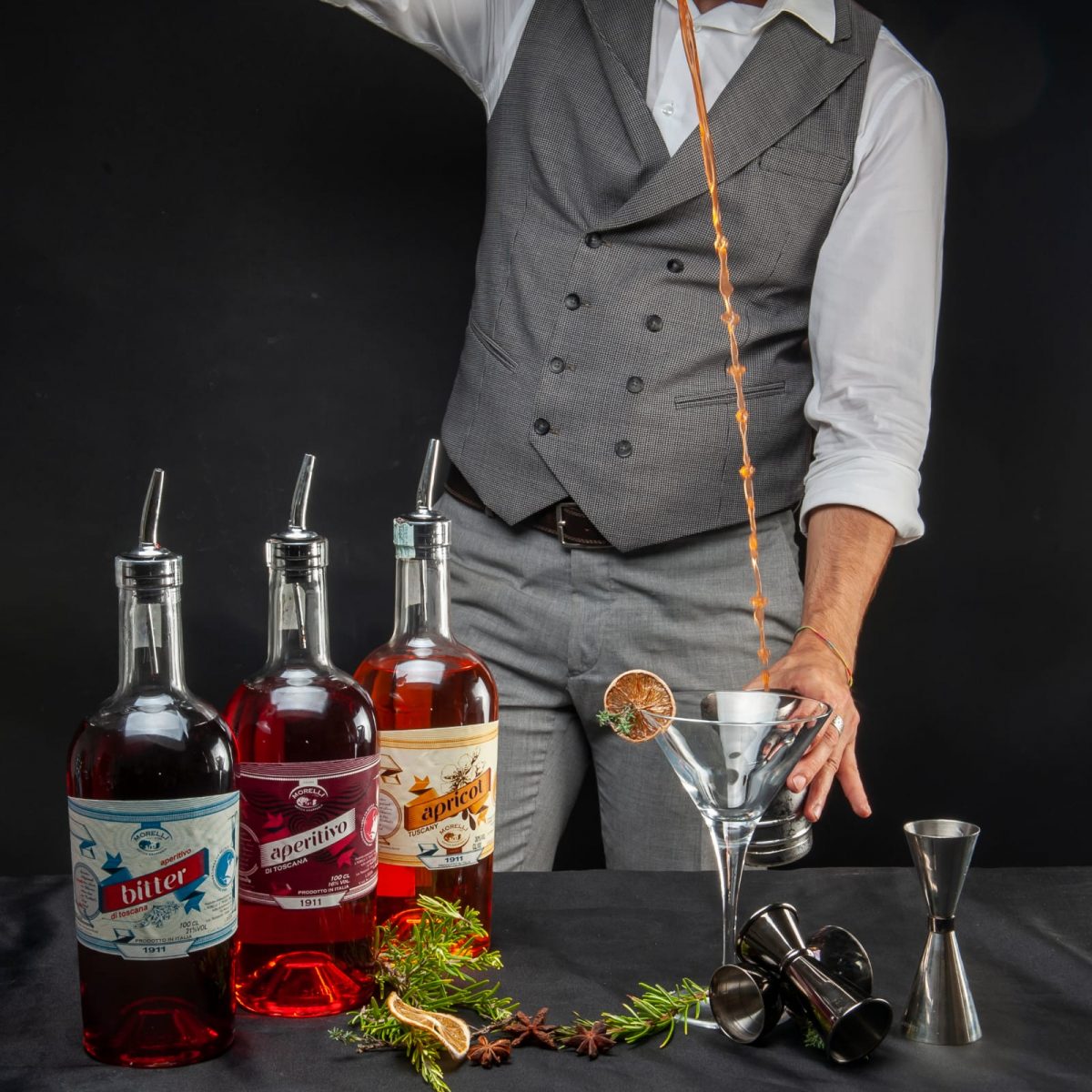 Il Bartender Andrea Frediani Brand Ambassador di Liquori Morelli dalla Toscana