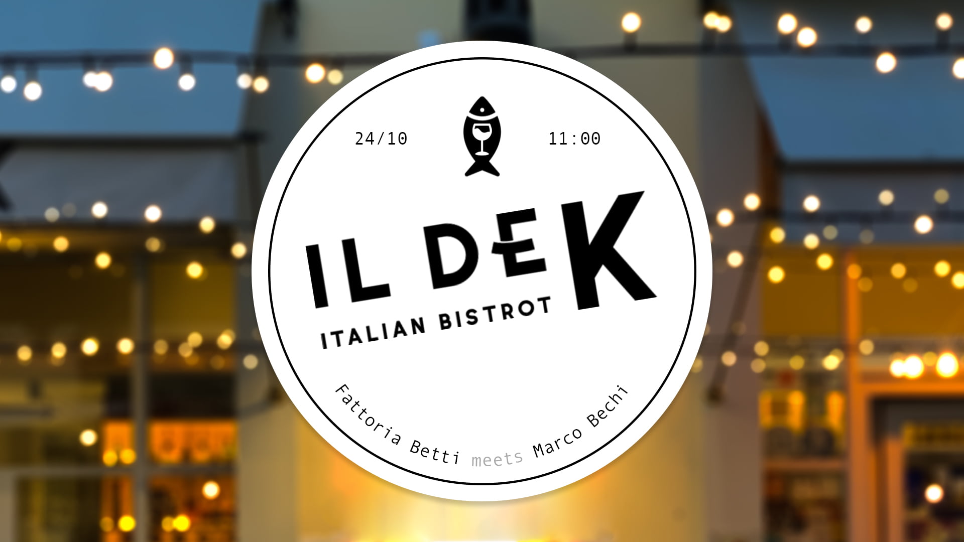 Al Dek Italian Bistrot con la Fattoria Betti