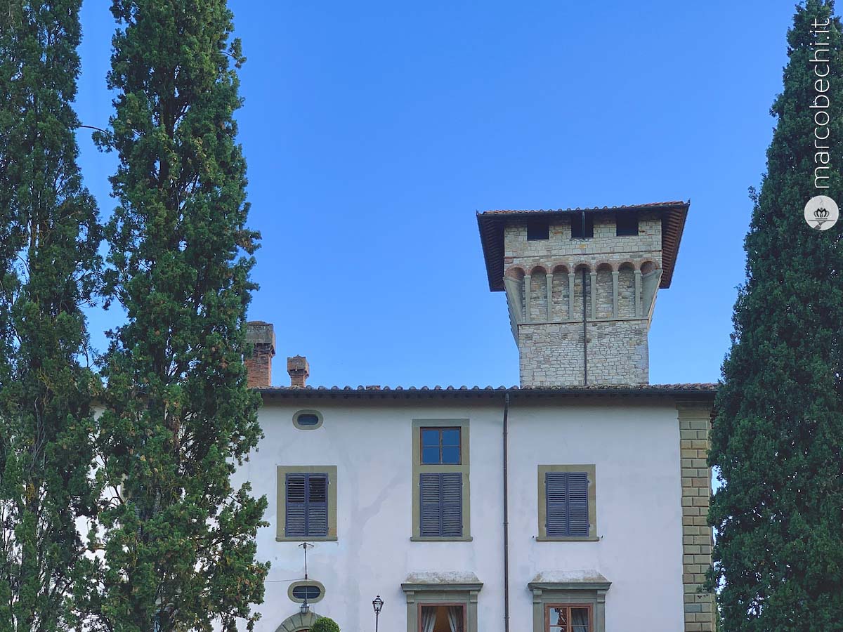 Il Castello di Vicchiomaggio e la parte rinascimentale Castello di Vicchiomaggio a Greve in Chianti, la storia e l'accoglienza della famiglia Matta