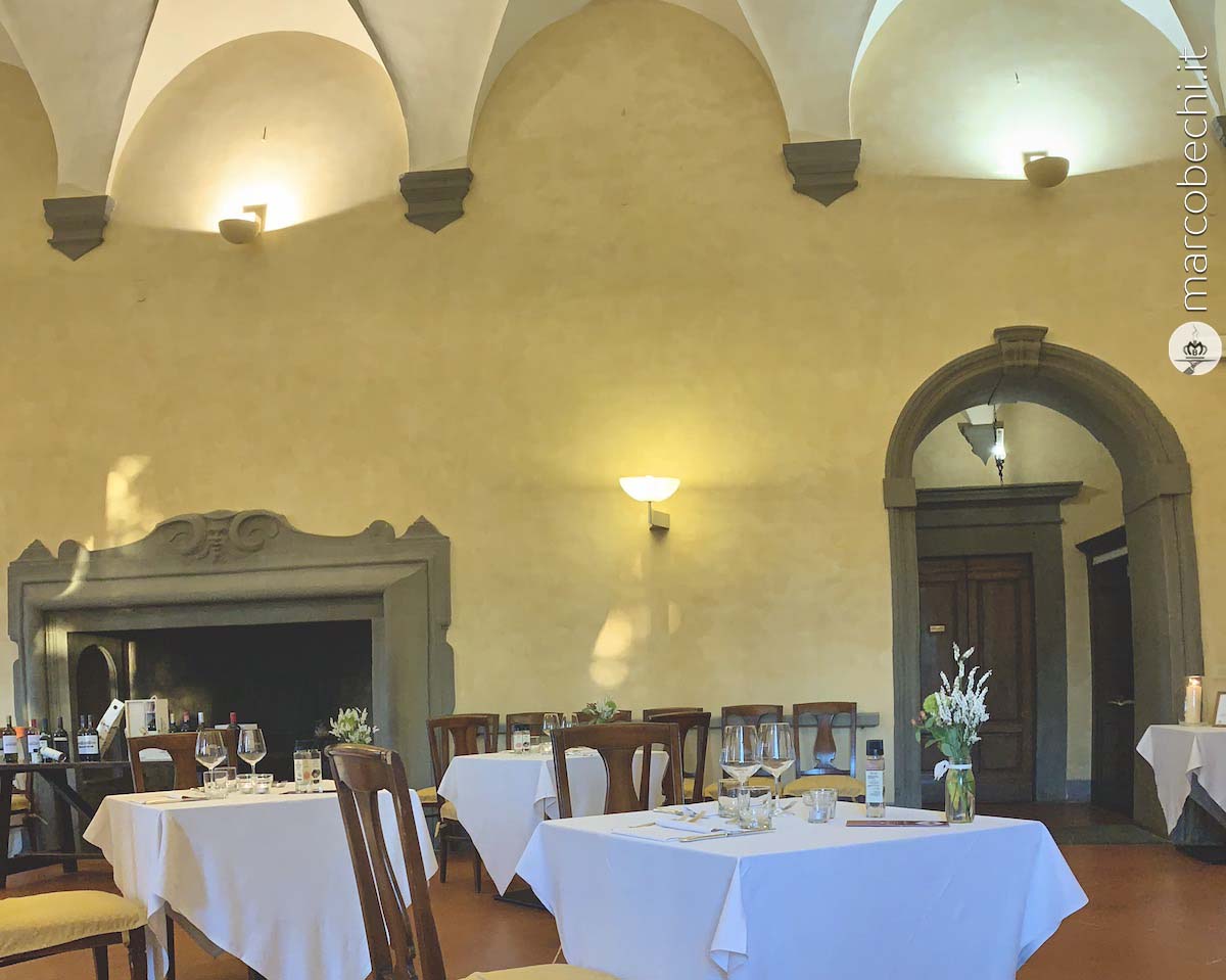 Il ristorante al Castello di Vicchiomaggio