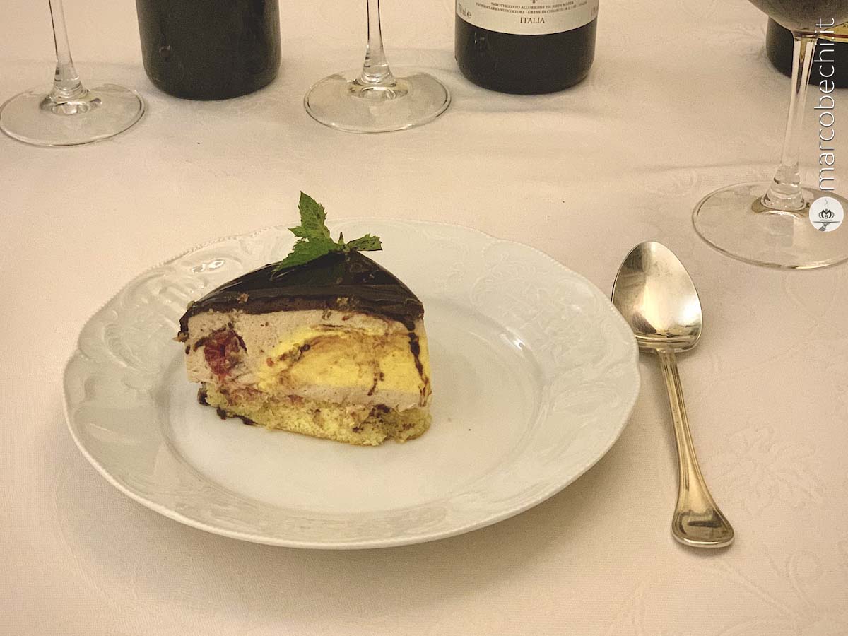 Cheescake alla ricotta con cioccolato