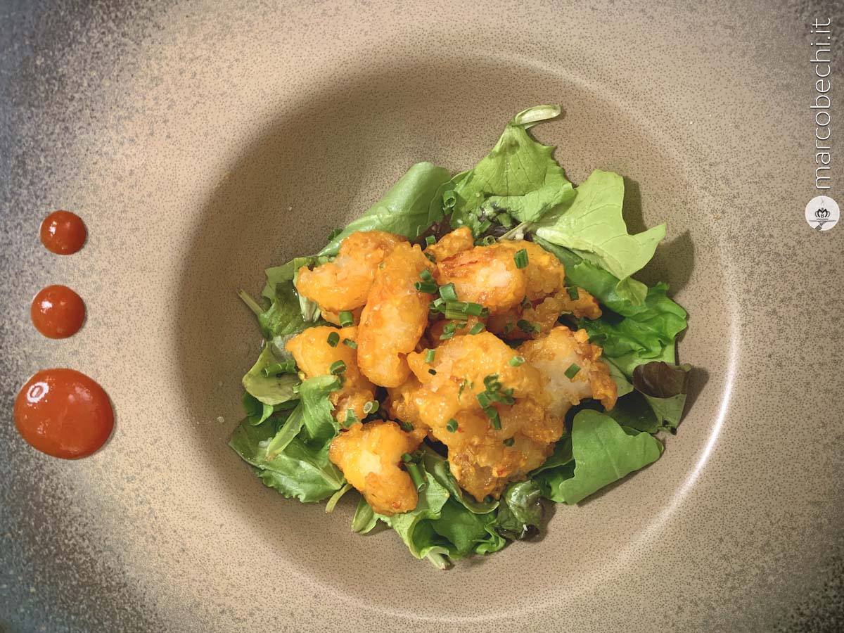 Rock Shrimps tempura di Habitat Firenze