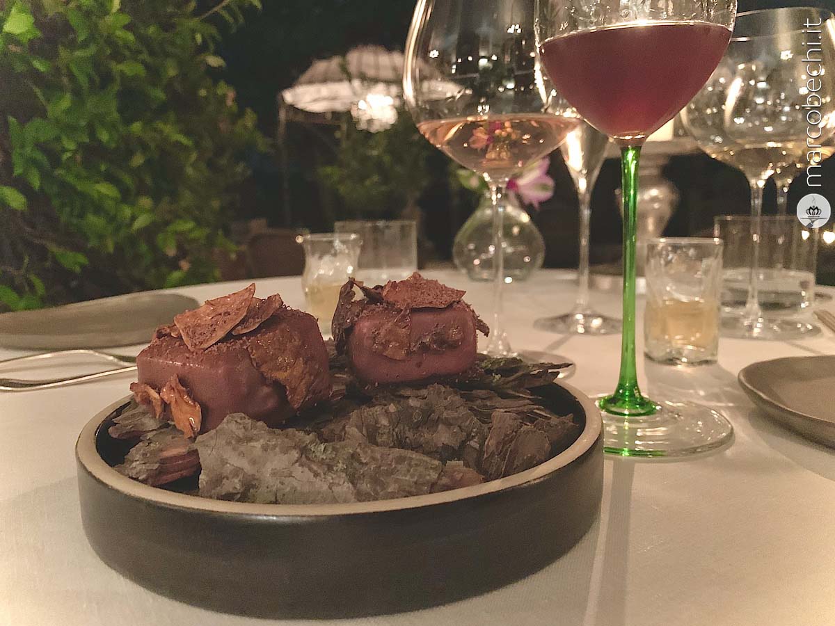 Il dessert di Meo Modo, Sottobosco, Amarene, Kirsch, Cioccolato
