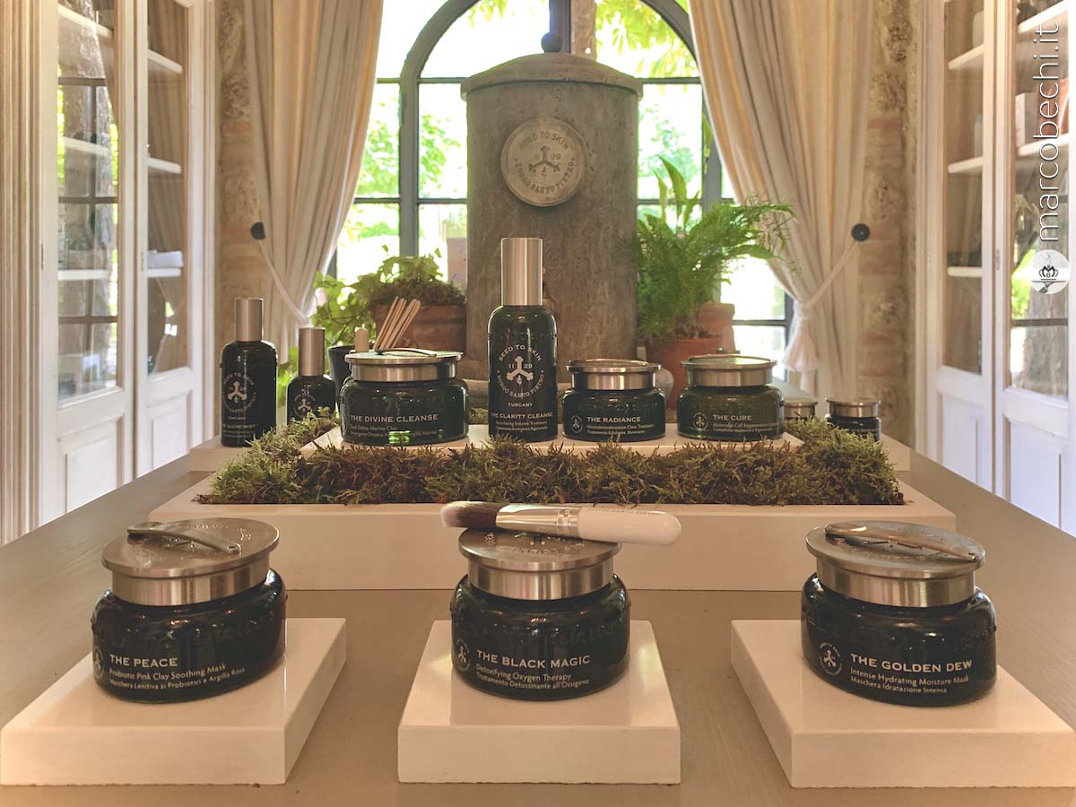 I prodotti usati in Spa sono tutti Seed to Skin