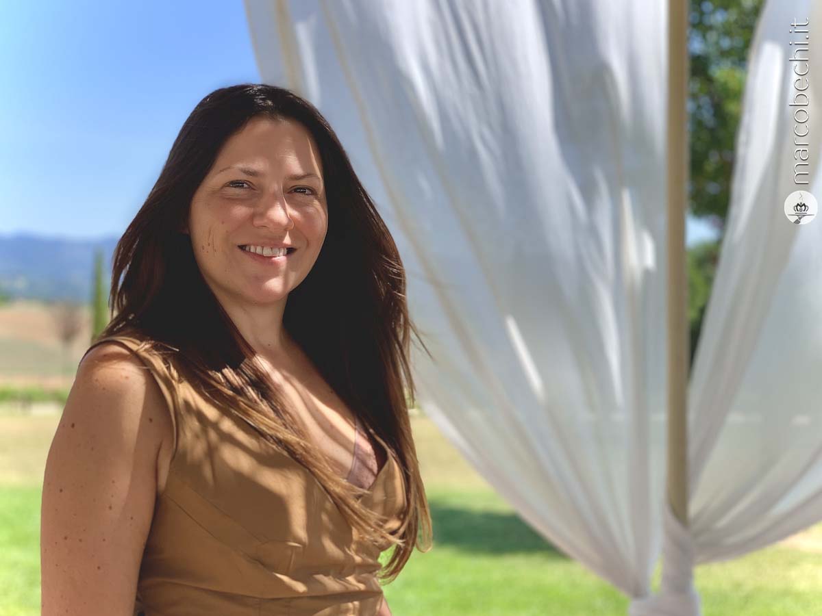 Valentina Sabatini proprietaria della Tenuta Le Tre Virtù