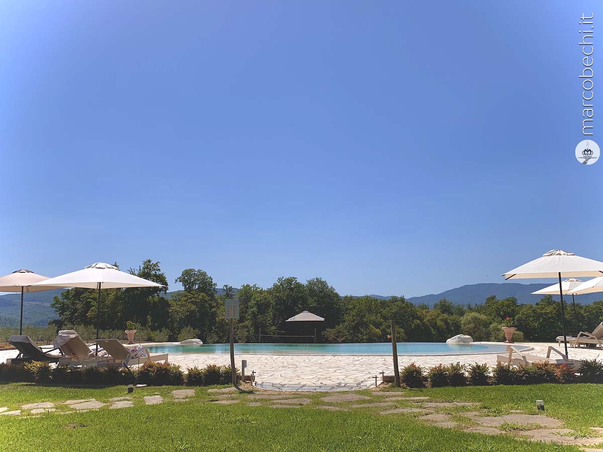 La Piscina della Tenuta Le Tre Virtù