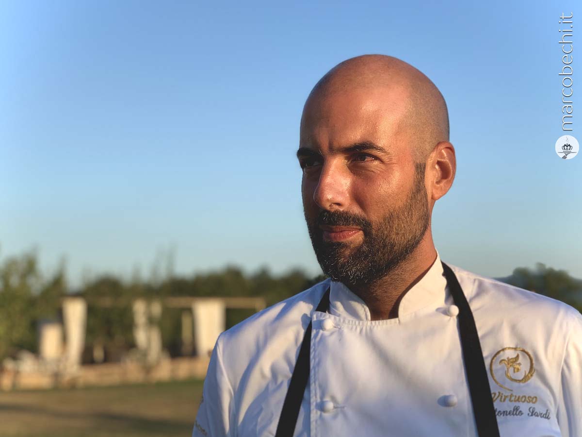 Lo chef stellato Antonello Sardi Michelin Star 2021 in Toscana